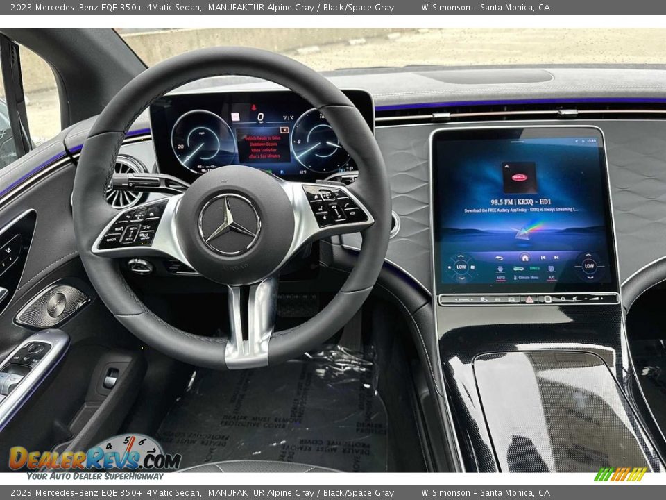 Dashboard of 2023 Mercedes-Benz EQE 350+ 4Matic Sedan Photo #11