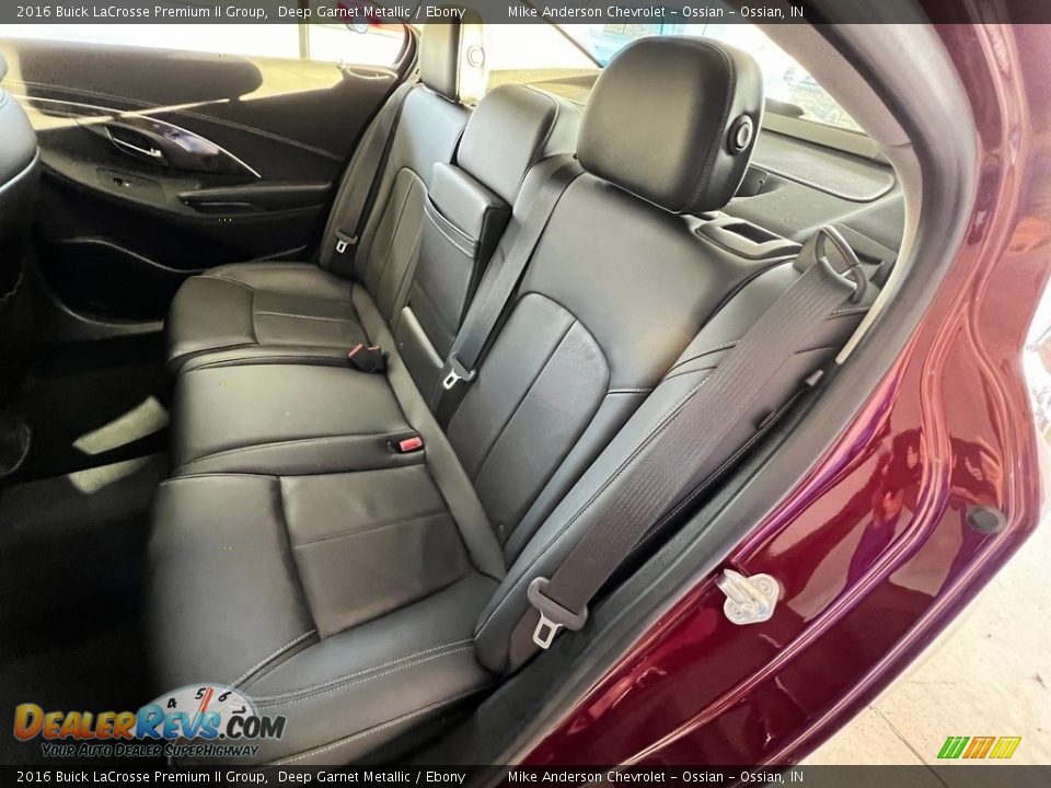 Rear Seat of 2016 Buick LaCrosse Premium II Group Photo #27