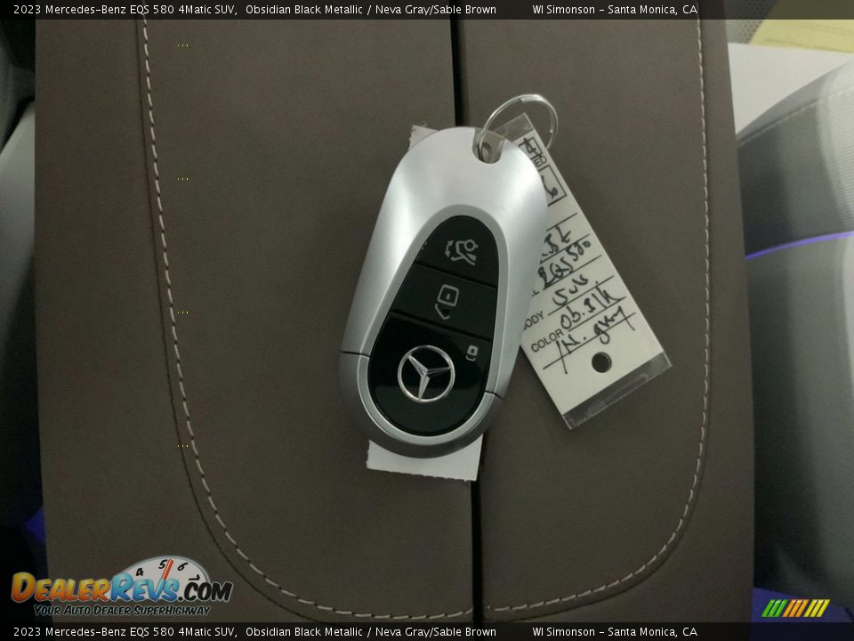 Keys of 2023 Mercedes-Benz EQS 580 4Matic SUV Photo #15