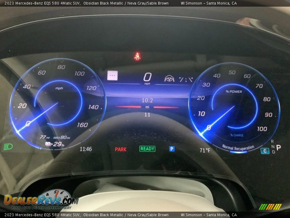 2023 Mercedes-Benz EQS 580 4Matic SUV Gauges Photo #16