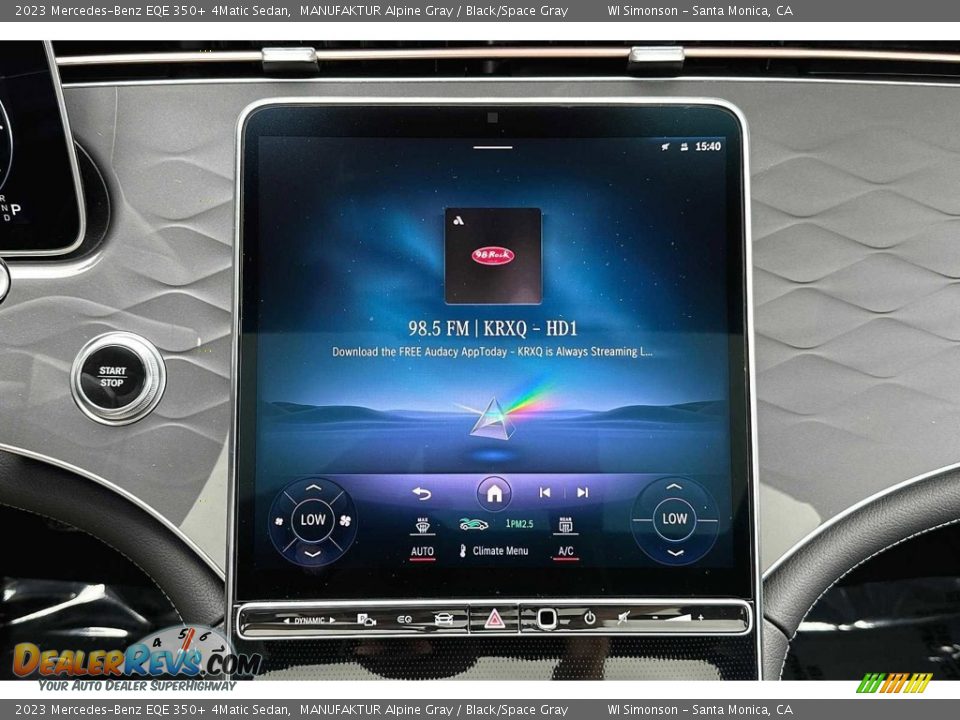 Audio System of 2023 Mercedes-Benz EQE 350+ 4Matic Sedan Photo #15