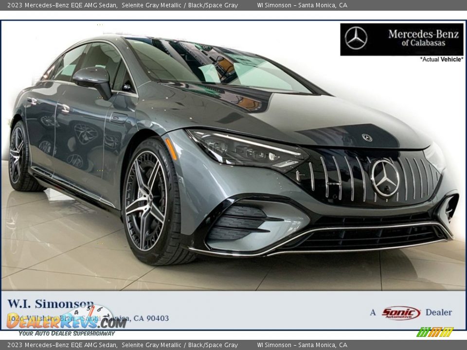 2023 Mercedes-Benz EQE AMG Sedan Selenite Gray Metallic / Black/Space Gray Photo #1