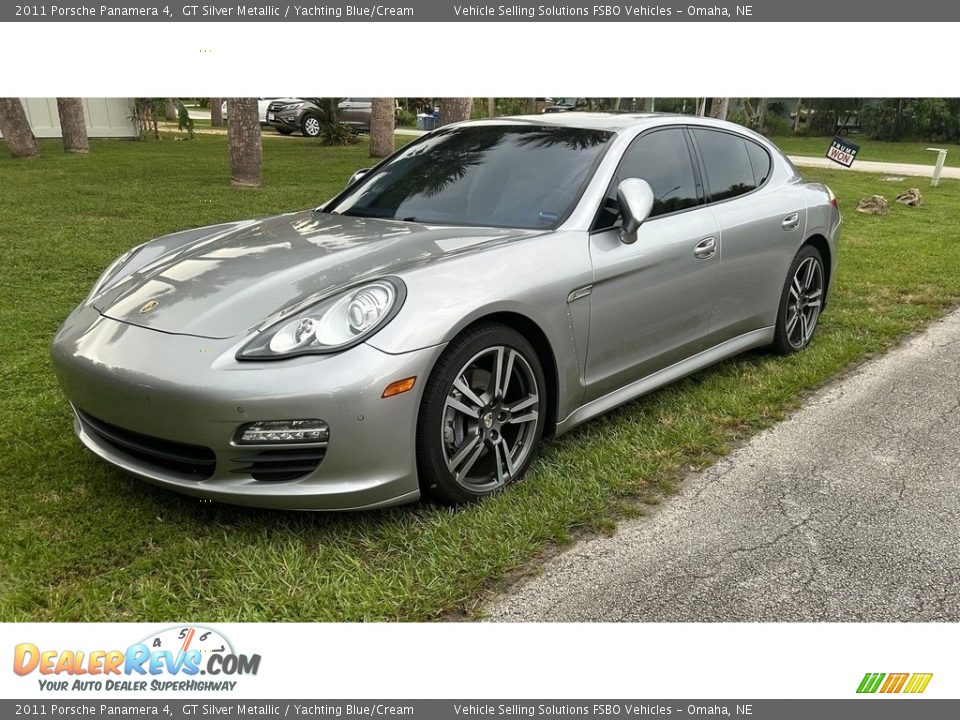 GT Silver Metallic 2011 Porsche Panamera 4 Photo #1