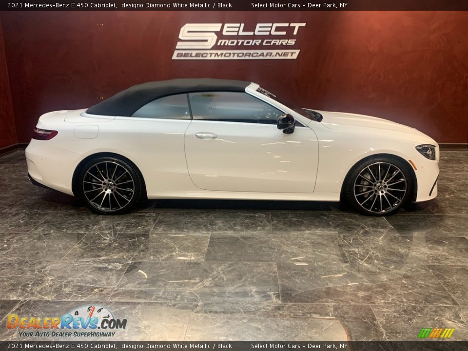 2021 Mercedes-Benz E 450 Cabriolet designo Diamond White Metallic / Black Photo #4