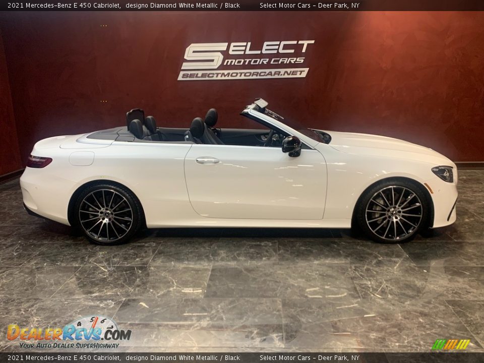 2021 Mercedes-Benz E 450 Cabriolet designo Diamond White Metallic / Black Photo #5