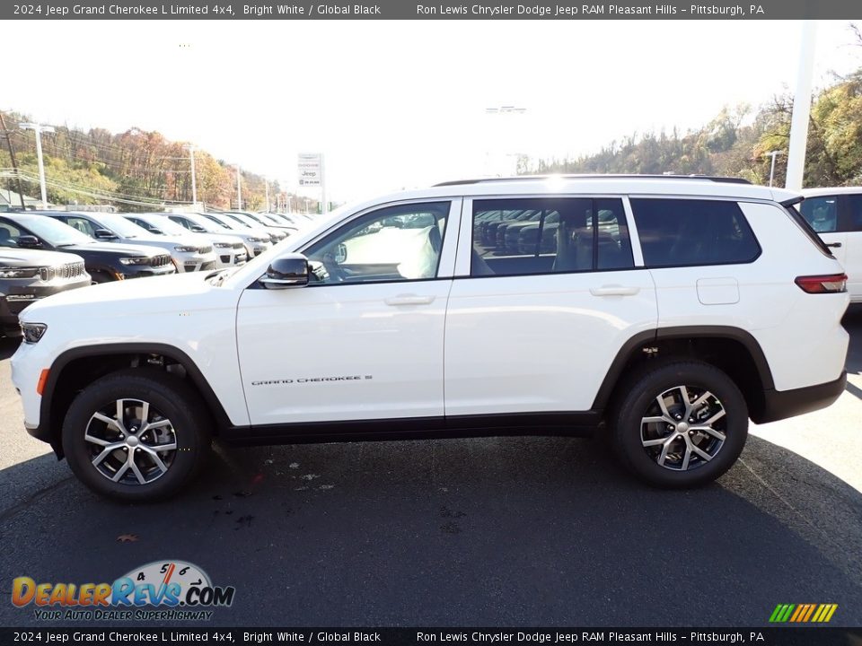 2024 Jeep Grand Cherokee L Limited 4x4 Bright White / Global Black Photo #2