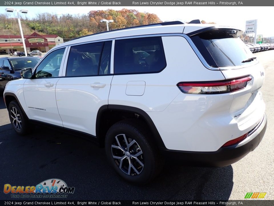 2024 Jeep Grand Cherokee L Limited 4x4 Bright White / Global Black Photo #3