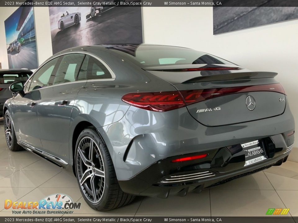 2023 Mercedes-Benz EQE AMG Sedan Selenite Gray Metallic / Black/Space Gray Photo #6