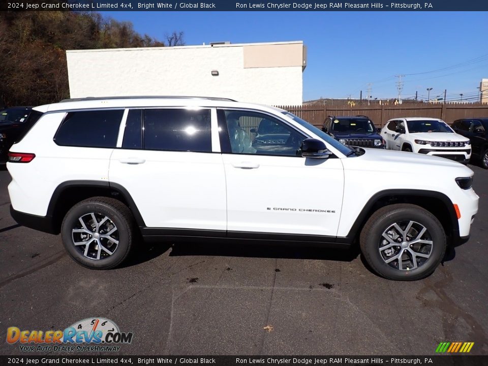 2024 Jeep Grand Cherokee L Limited 4x4 Bright White / Global Black Photo #7