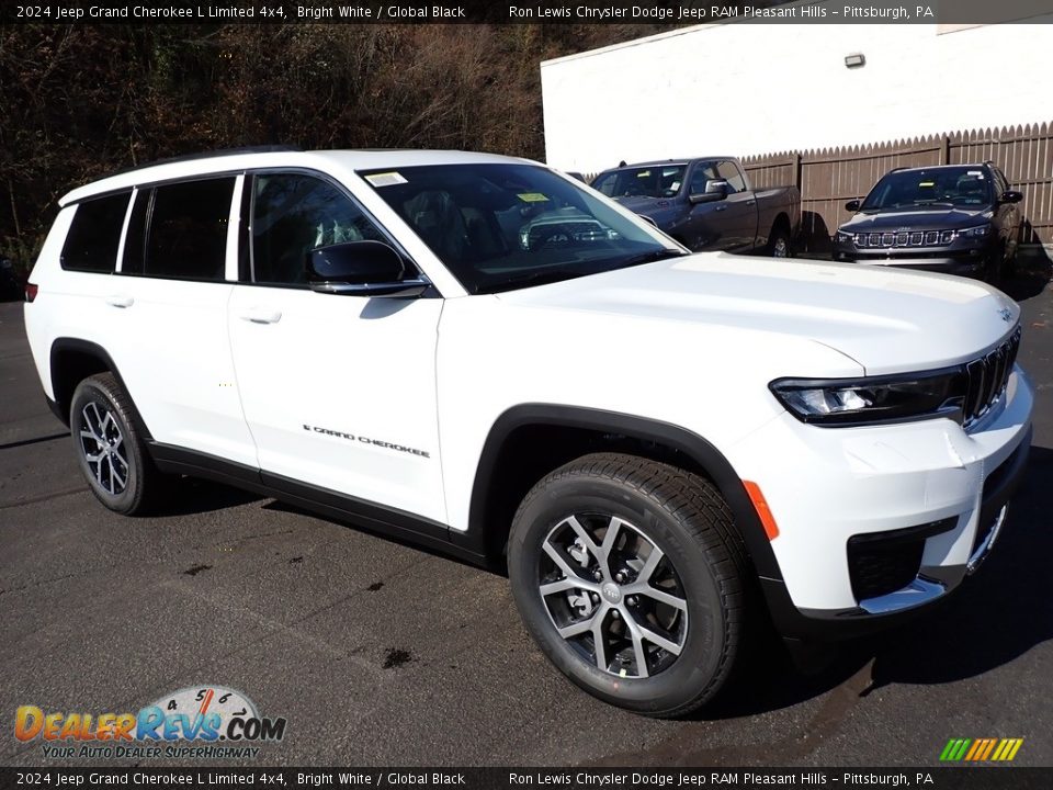 2024 Jeep Grand Cherokee L Limited 4x4 Bright White / Global Black Photo #8