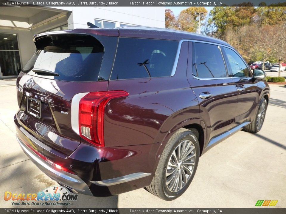 2024 Hyundai Palisade Calligraphy AWD Sierra Burgundy / Black Photo #2