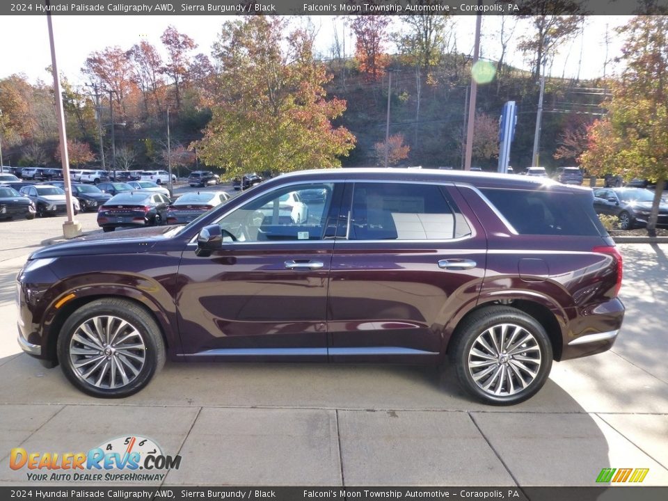 Sierra Burgundy 2024 Hyundai Palisade Calligraphy AWD Photo #6