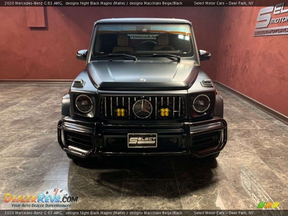 2020 Mercedes-Benz G 63 AMG designo Night Black Magno (Matte) / designo Macchiato Beige/Black Photo #2