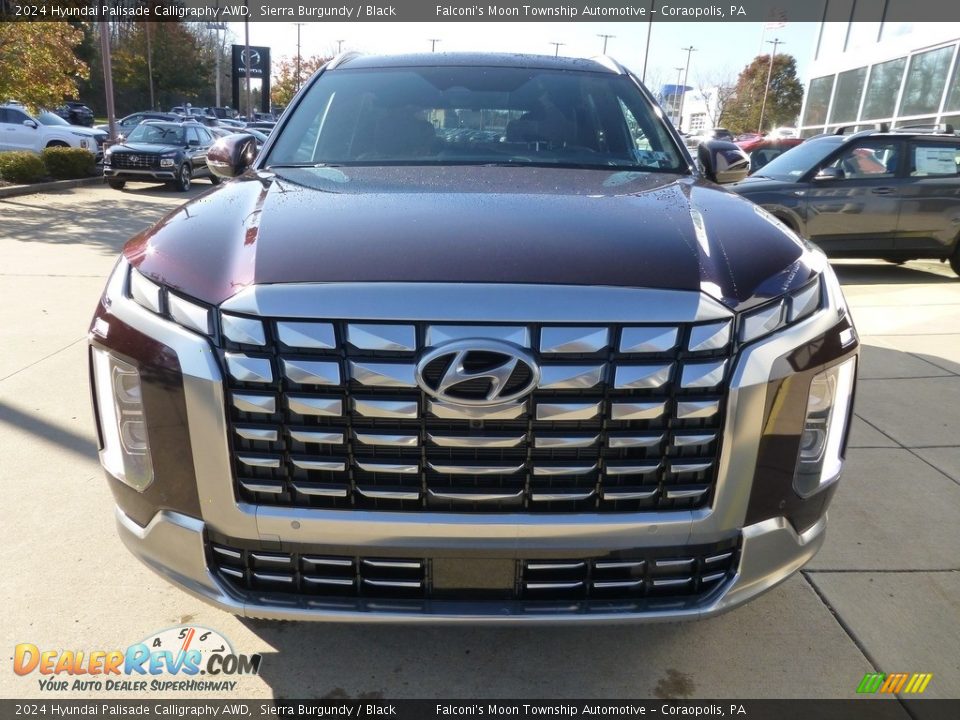 2024 Hyundai Palisade Calligraphy AWD Sierra Burgundy / Black Photo #8