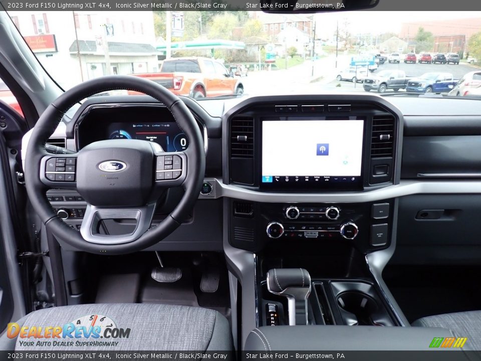 Dashboard of 2023 Ford F150 Lightning XLT 4x4 Photo #13