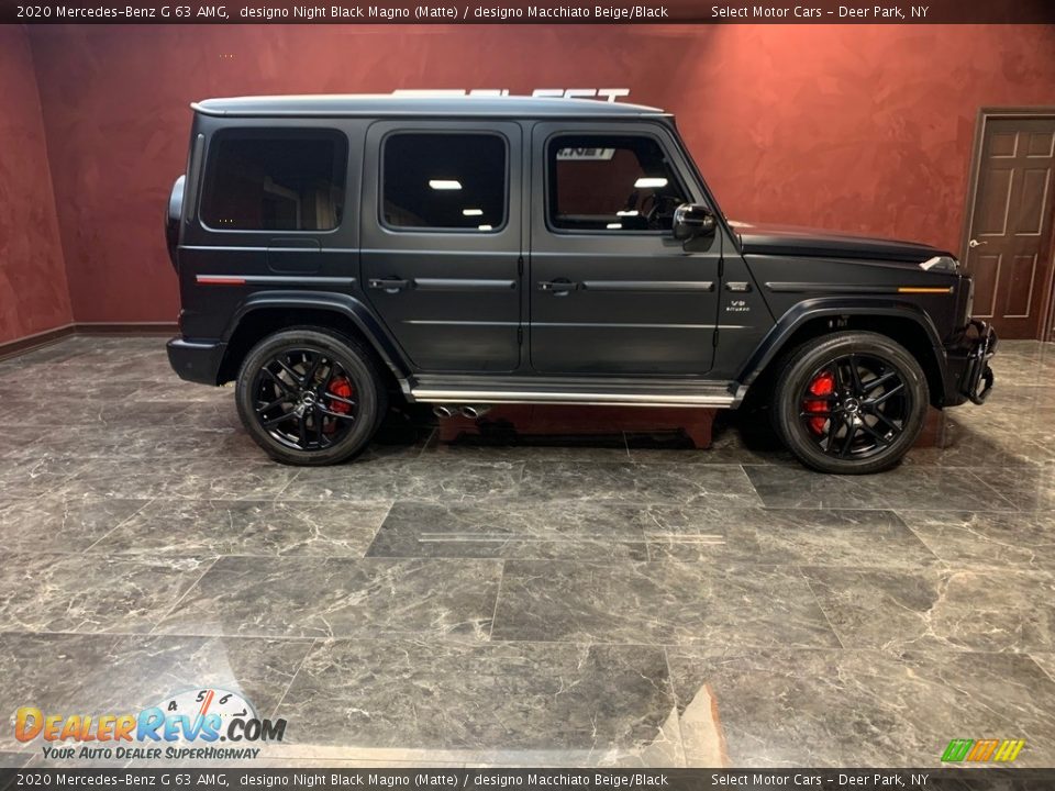 2020 Mercedes-Benz G 63 AMG designo Night Black Magno (Matte) / designo Macchiato Beige/Black Photo #4