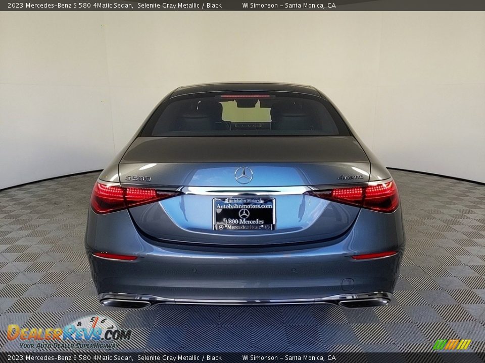 2023 Mercedes-Benz S 580 4Matic Sedan Selenite Gray Metallic / Black Photo #4