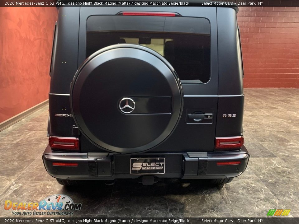 2020 Mercedes-Benz G 63 AMG designo Night Black Magno (Matte) / designo Macchiato Beige/Black Photo #5