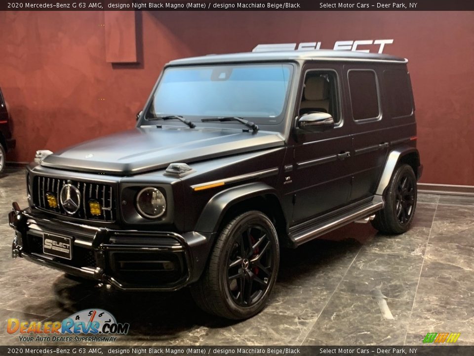 2020 Mercedes-Benz G 63 AMG designo Night Black Magno (Matte) / designo Macchiato Beige/Black Photo #6