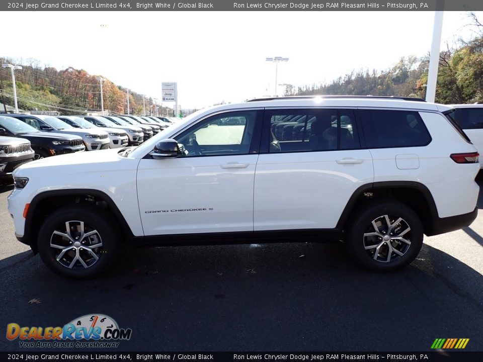 2024 Jeep Grand Cherokee L Limited 4x4 Bright White / Global Black Photo #2