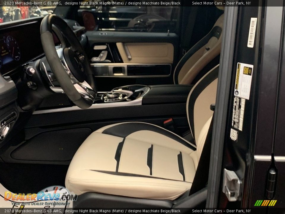2020 Mercedes-Benz G 63 AMG designo Night Black Magno (Matte) / designo Macchiato Beige/Black Photo #10