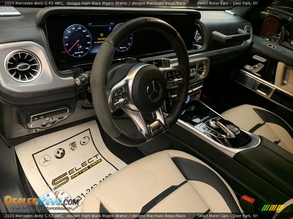 2020 Mercedes-Benz G 63 AMG designo Night Black Magno (Matte) / designo Macchiato Beige/Black Photo #11