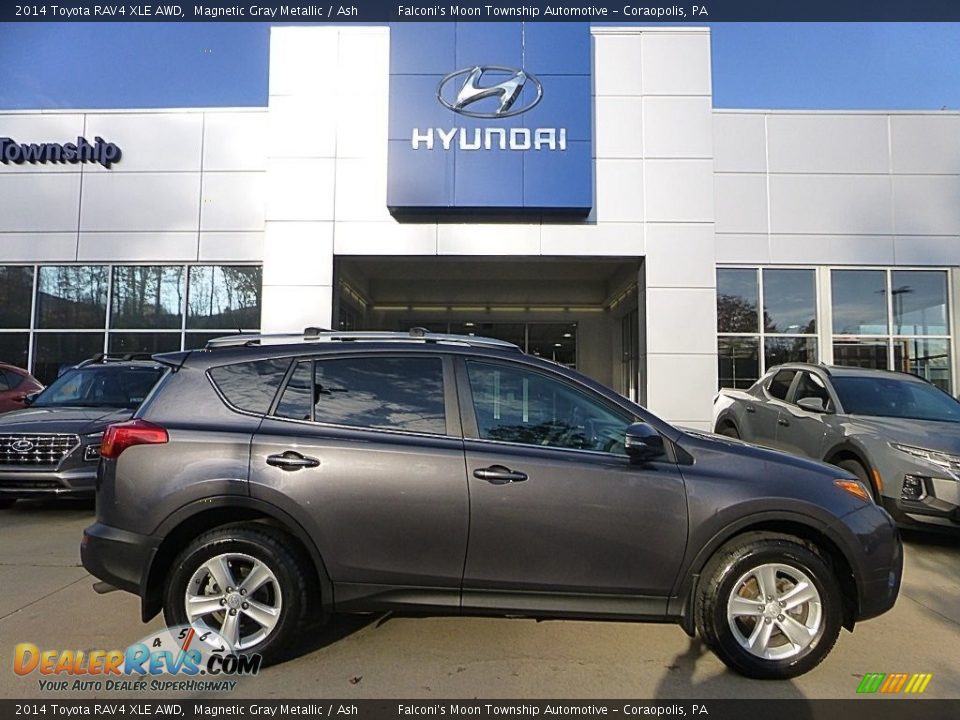 2014 Toyota RAV4 XLE AWD Magnetic Gray Metallic / Ash Photo #1