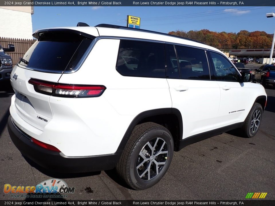 2024 Jeep Grand Cherokee L Limited 4x4 Bright White / Global Black Photo #6