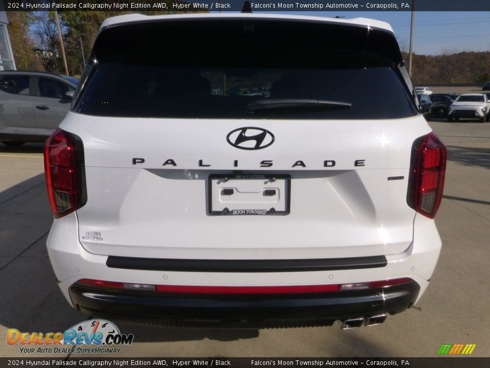 2024 Hyundai Palisade Calligraphy Night Edition AWD Hyper White / Black Photo #3