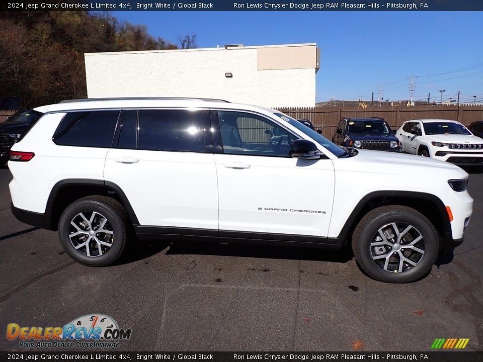 2024 Jeep Grand Cherokee L Limited 4x4 Bright White / Global Black Photo #7