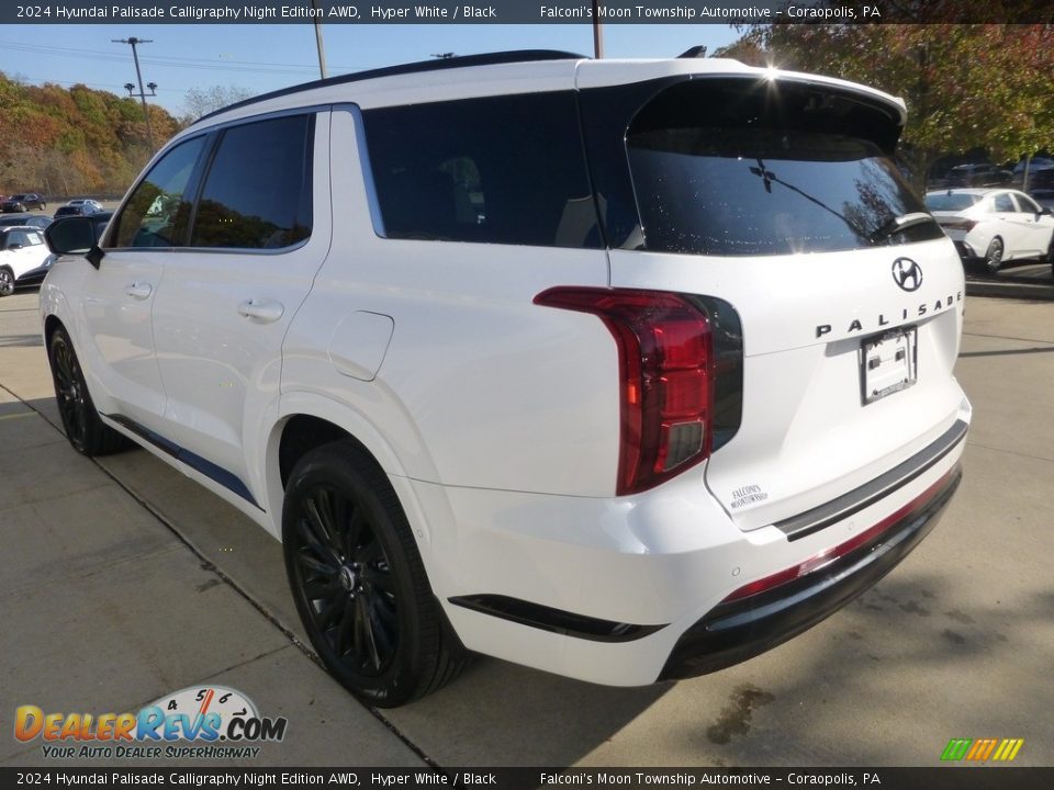 2024 Hyundai Palisade Calligraphy Night Edition AWD Hyper White / Black Photo #5