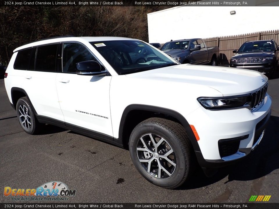 2024 Jeep Grand Cherokee L Limited 4x4 Bright White / Global Black Photo #8