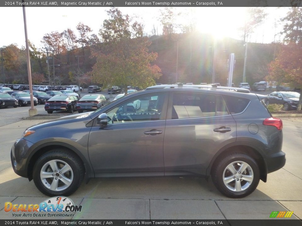 2014 Toyota RAV4 XLE AWD Magnetic Gray Metallic / Ash Photo #6