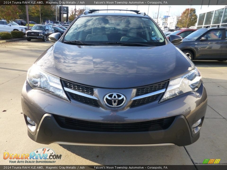 2014 Toyota RAV4 XLE AWD Magnetic Gray Metallic / Ash Photo #8