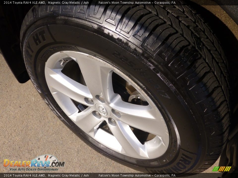2014 Toyota RAV4 XLE AWD Magnetic Gray Metallic / Ash Photo #10