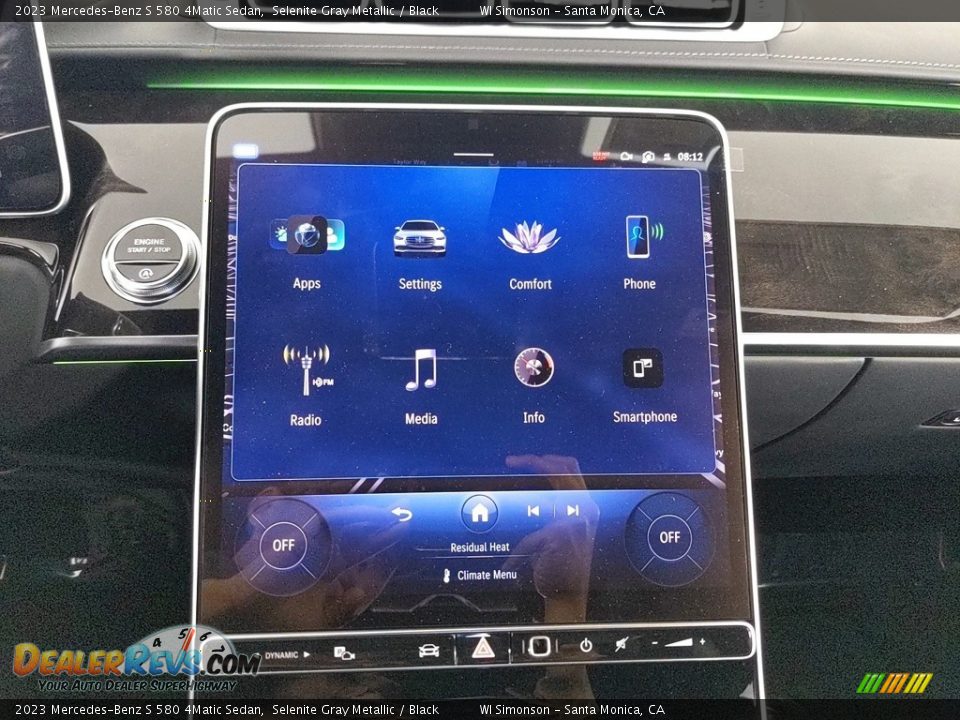 Controls of 2023 Mercedes-Benz S 580 4Matic Sedan Photo #16