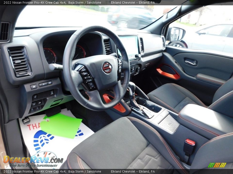 Front Seat of 2022 Nissan Frontier Pro-4X Crew Cab 4x4 Photo #24