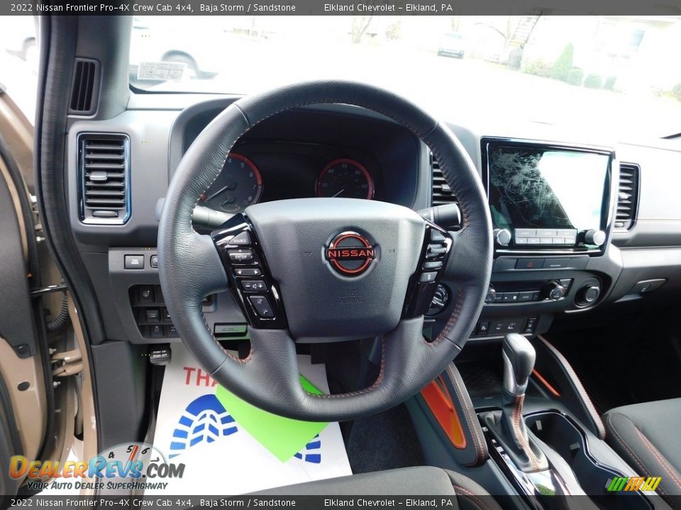 2022 Nissan Frontier Pro-4X Crew Cab 4x4 Steering Wheel Photo #25