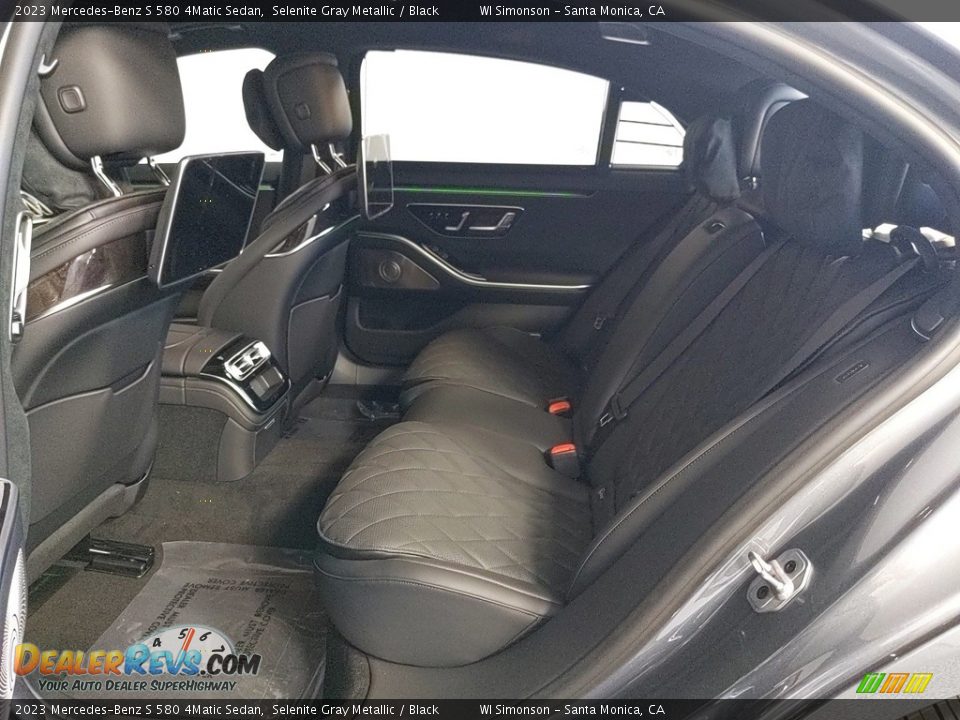 Rear Seat of 2023 Mercedes-Benz S 580 4Matic Sedan Photo #19