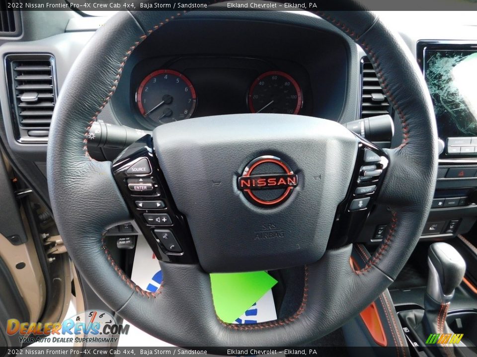 2022 Nissan Frontier Pro-4X Crew Cab 4x4 Steering Wheel Photo #26