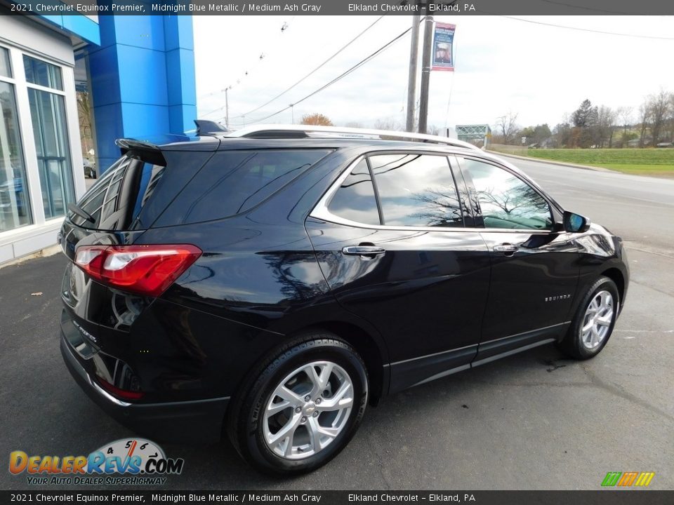 2021 Chevrolet Equinox Premier Midnight Blue Metallic / Medium Ash Gray Photo #7