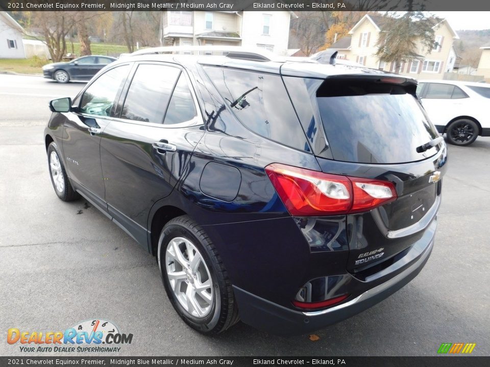 2021 Chevrolet Equinox Premier Midnight Blue Metallic / Medium Ash Gray Photo #10