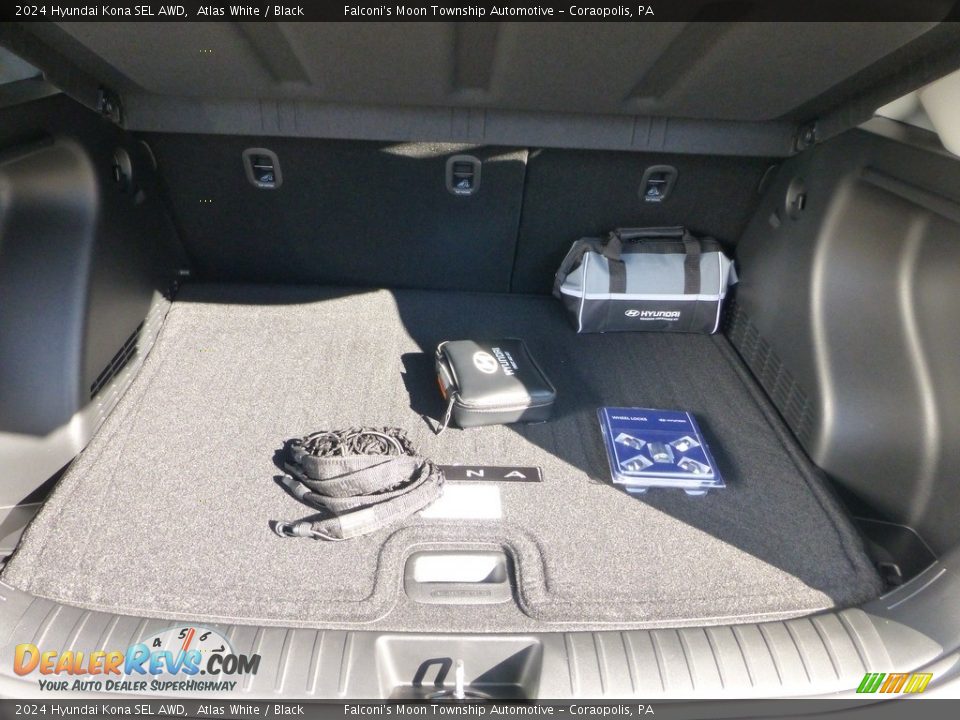 2024 Hyundai Kona SEL AWD Atlas White / Black Photo #4