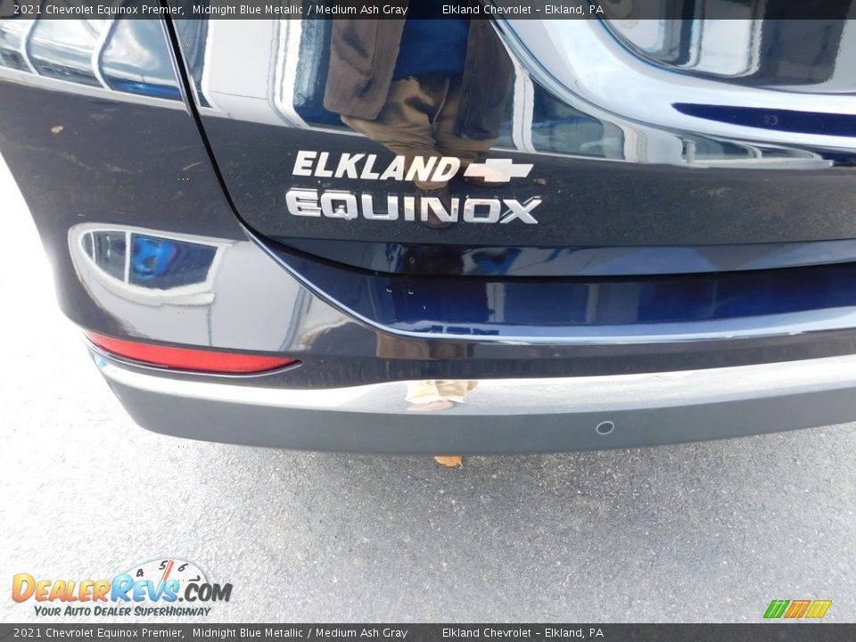 2021 Chevrolet Equinox Premier Midnight Blue Metallic / Medium Ash Gray Photo #13