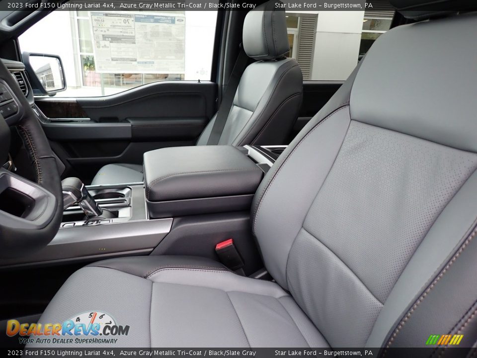 Front Seat of 2023 Ford F150 Lightning Lariat 4x4 Photo #10