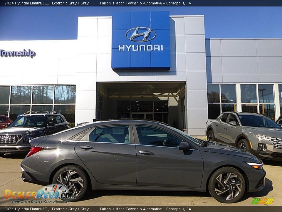 2024 Hyundai Elantra SEL Ecotronic Gray / Gray Photo #1