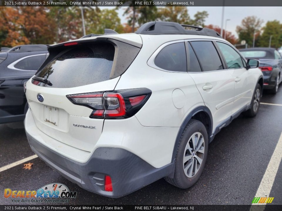 2021 Subaru Outback 2.5i Premium Crystal White Pearl / Slate Black Photo #3