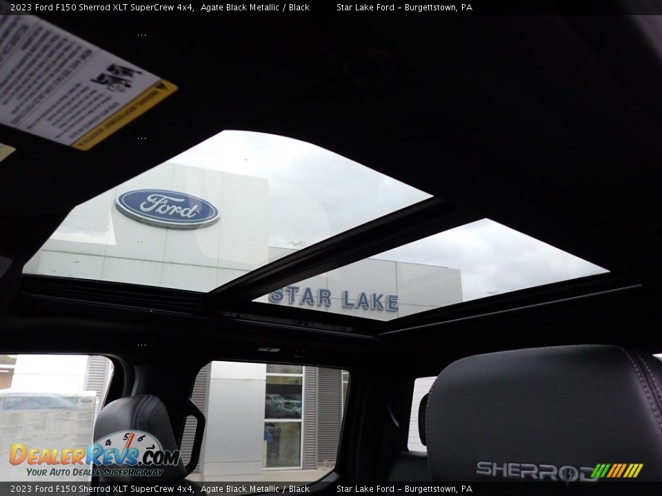 2023 Ford F150 Sherrod XLT SuperCrew 4x4 Agate Black Metallic / Black Photo #16