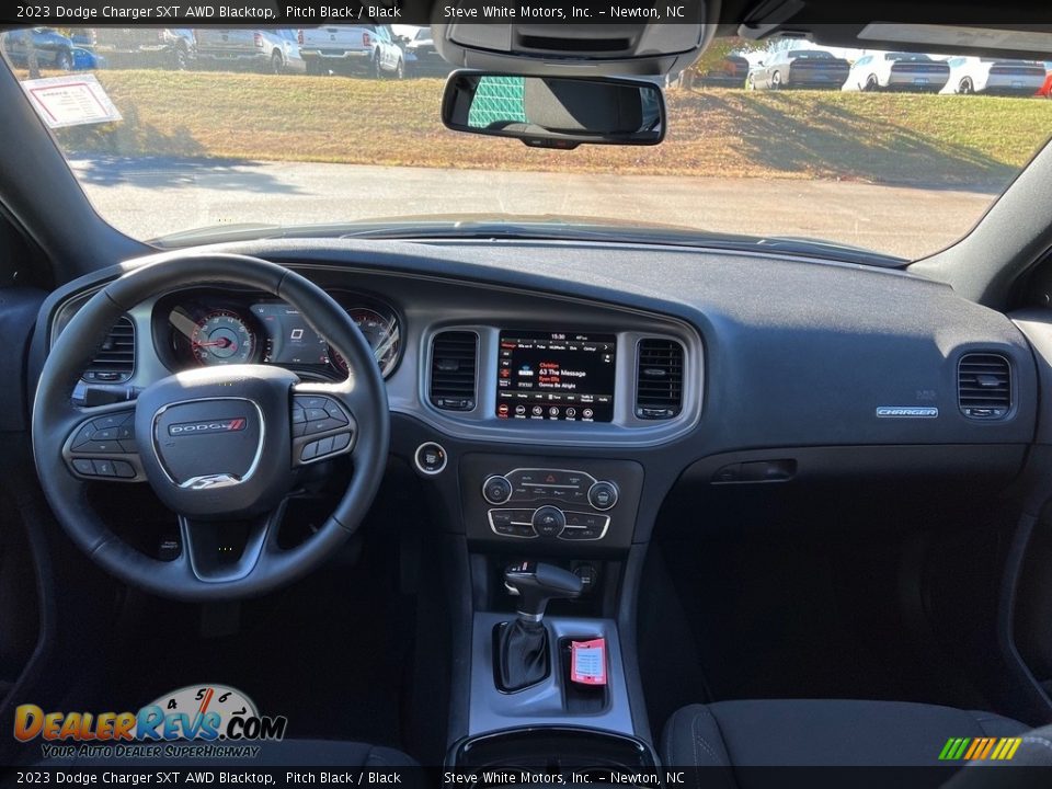Dashboard of 2023 Dodge Charger SXT AWD Blacktop Photo #11