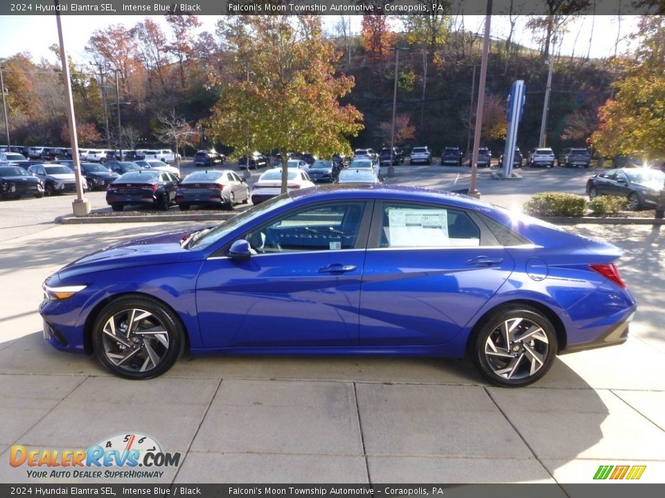 2024 Hyundai Elantra SEL Intense Blue / Black Photo #6